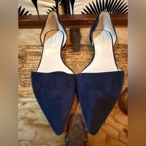 Giorgio Armani Dark Blue Women's Flats